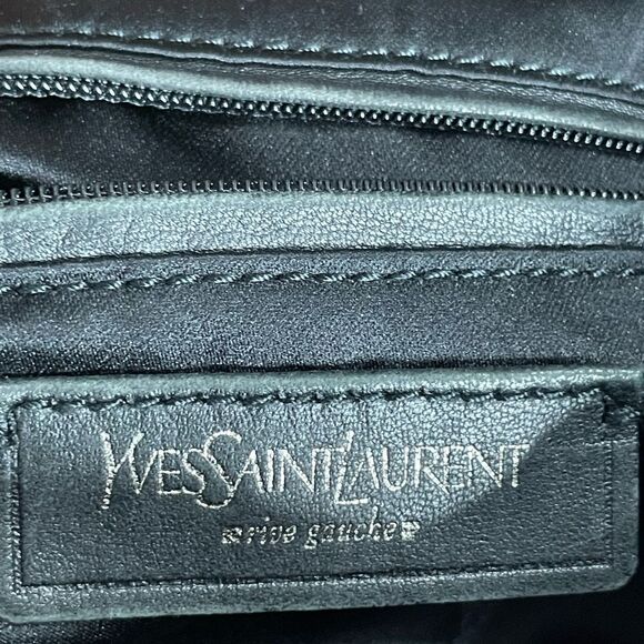 Saint Laurent YSL Kahala Black Canvas Tote - Picture 4 of 9